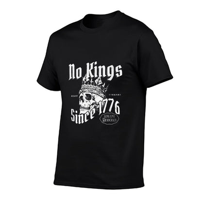 Retro Skull No Kings Since 1776 Resist  Classic T-Shirt