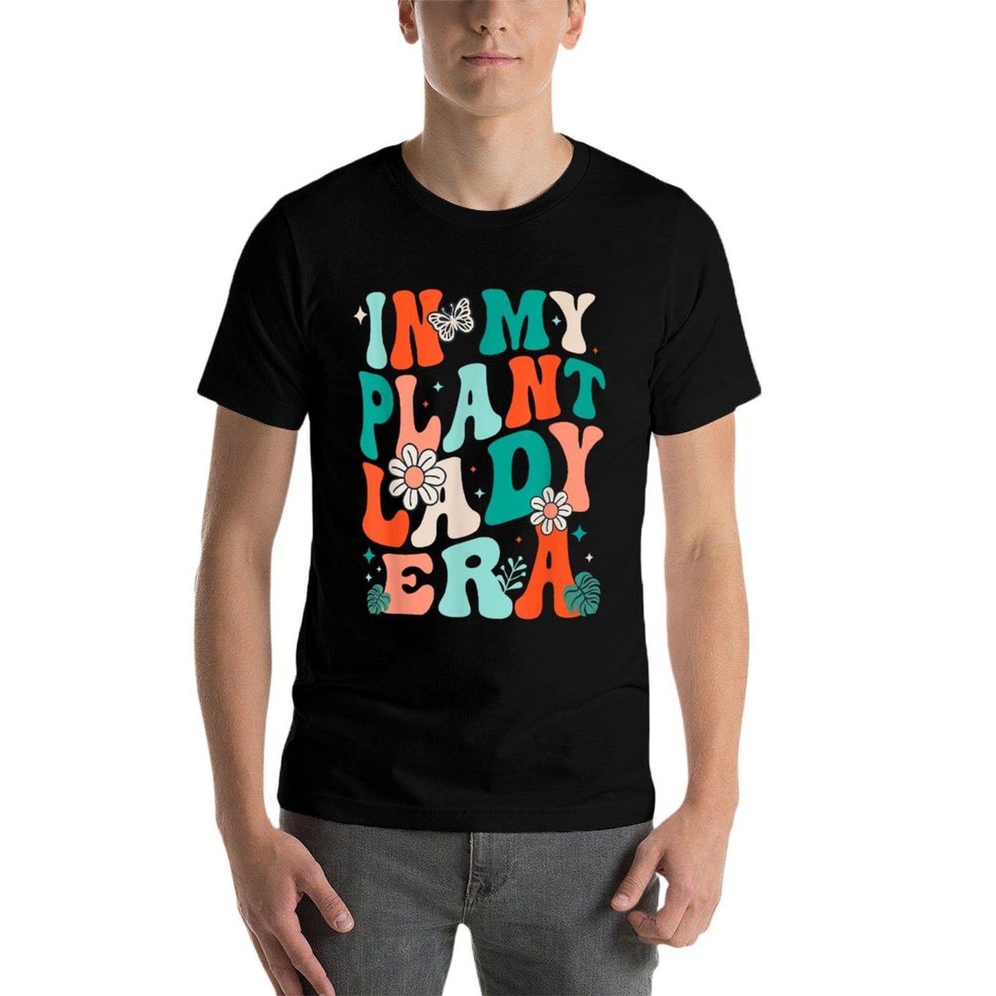 In My Plant Lady Era Funny Plant Lover Gardening Botanical  Slim-fit Cut T-Shirt