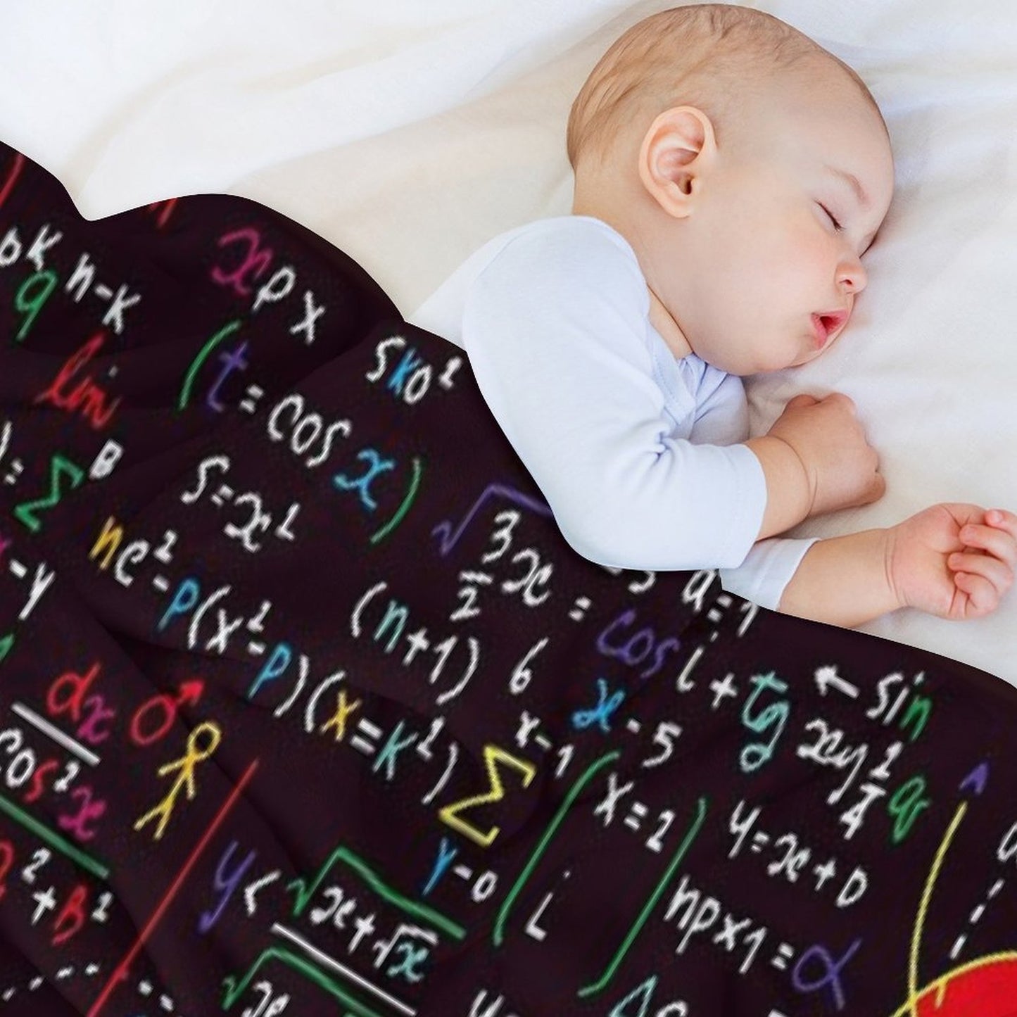 Colorful Math Design All-season Throw Blanket