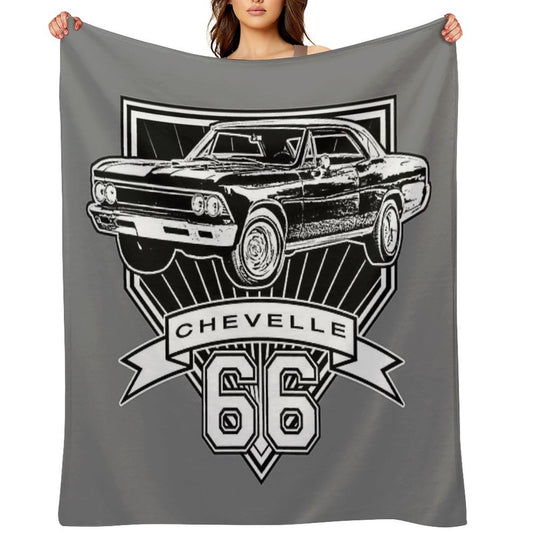 1966 Chevelle Shrink-resistant Throw Blanket