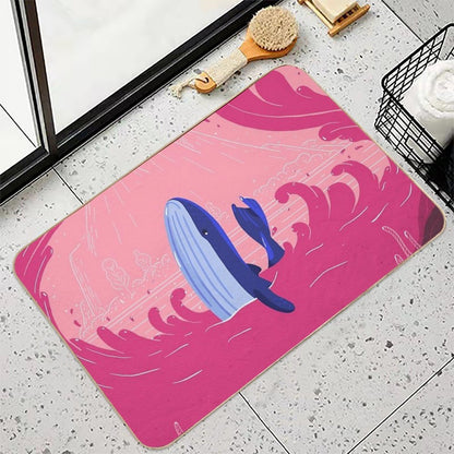 Whale Durable Bath Mat