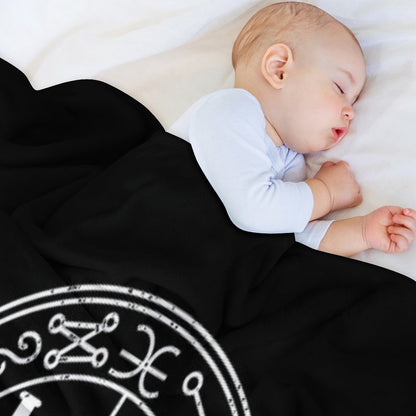 Secret Seal of Solomon Protective Magic Sustainable Throw Blanket