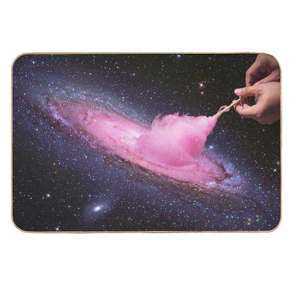 Cosmic Cotton Candy - Pink Stardust  Dirt-Trapping Bath Mat