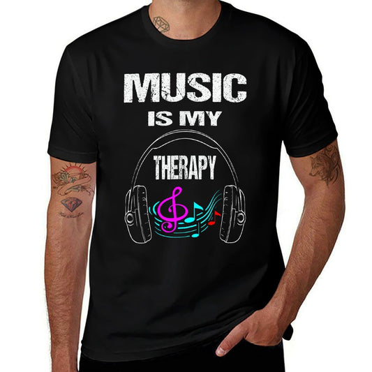 Music Is My Therapy Musician  Classic T-Shirt