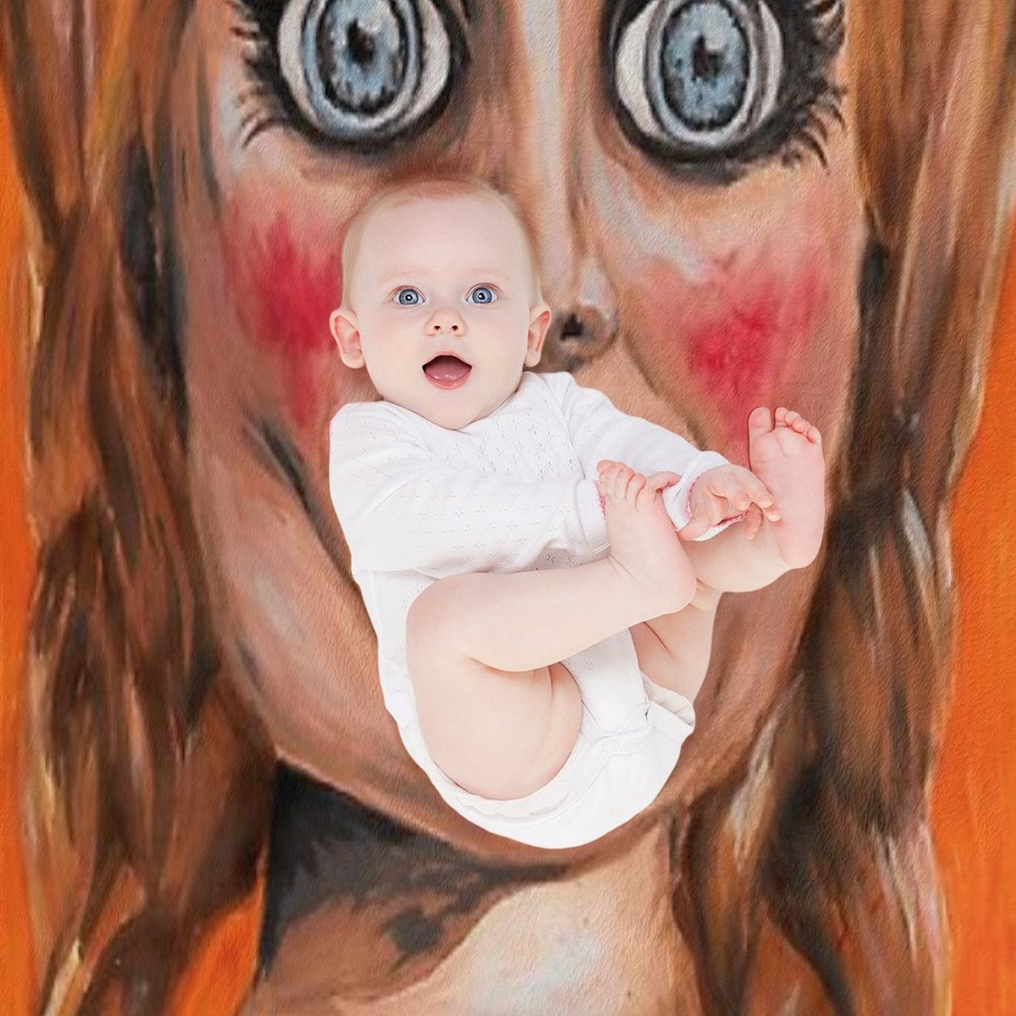 Annabelle Horror Doll Eco-conscious Throw Blanket
