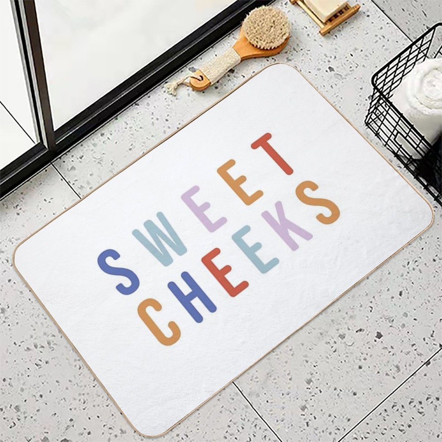 Sweet Cheeks  Long-Lasting Bath Mat
