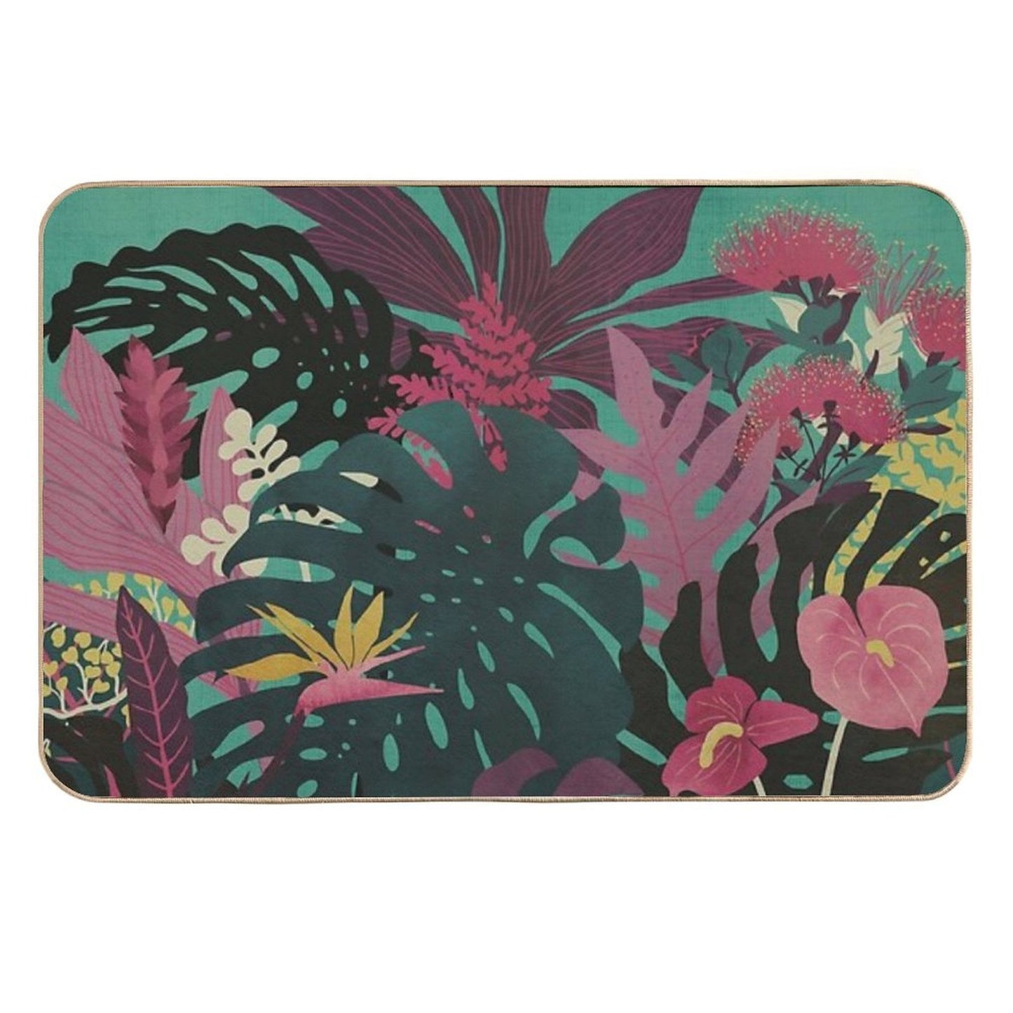 Tropical Tendencies  High-Traffic Bath Mat