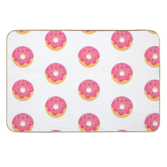 Happy Donut  Rapid-Drying Bath Mat
