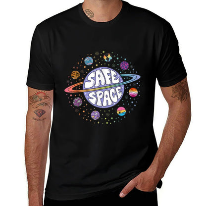 Safe Space Equal Rights Rainbow LGBT Gay Lesbian Trans Pride  Classic T-Shirt
