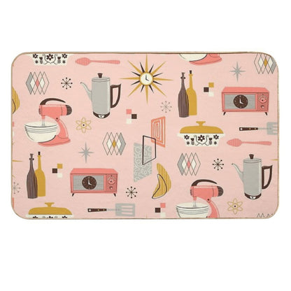 Atomic Kitchen  Fade-Resistant Bath Mat