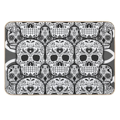 Sugar Skulls  Fade-Resistant Bath Mat