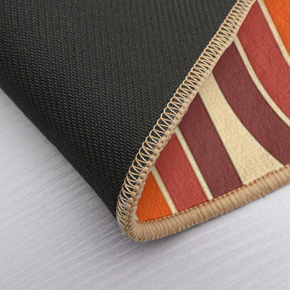 Retro Geometric Double Arch Design 522  Multi-Purpose Bath Mat