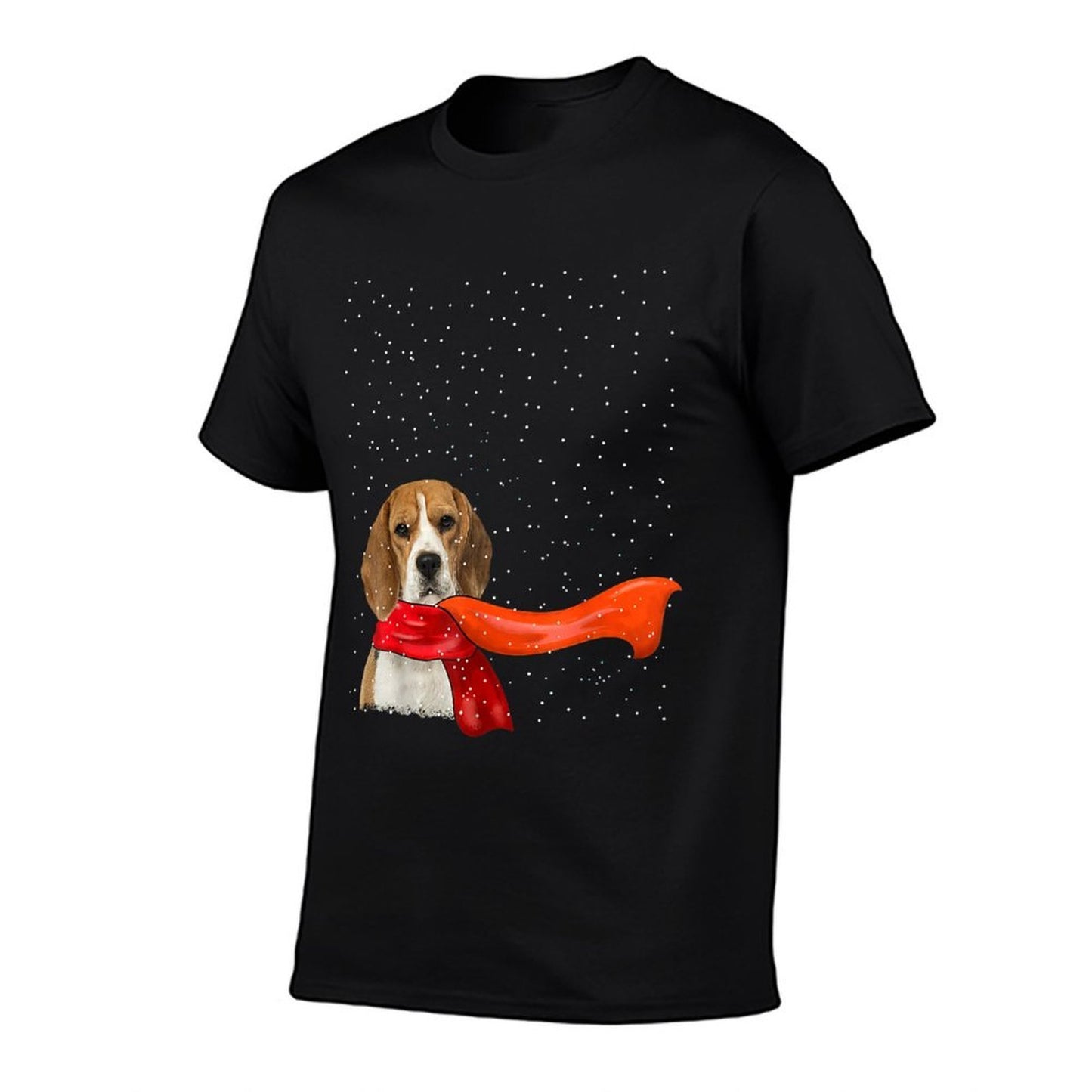 Beagle Dog Winter Christmas Sweater Xmas Pet  Easy-care T-Shirt