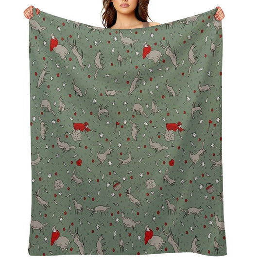 All The Wild Wolves... Durable Throw Blanket