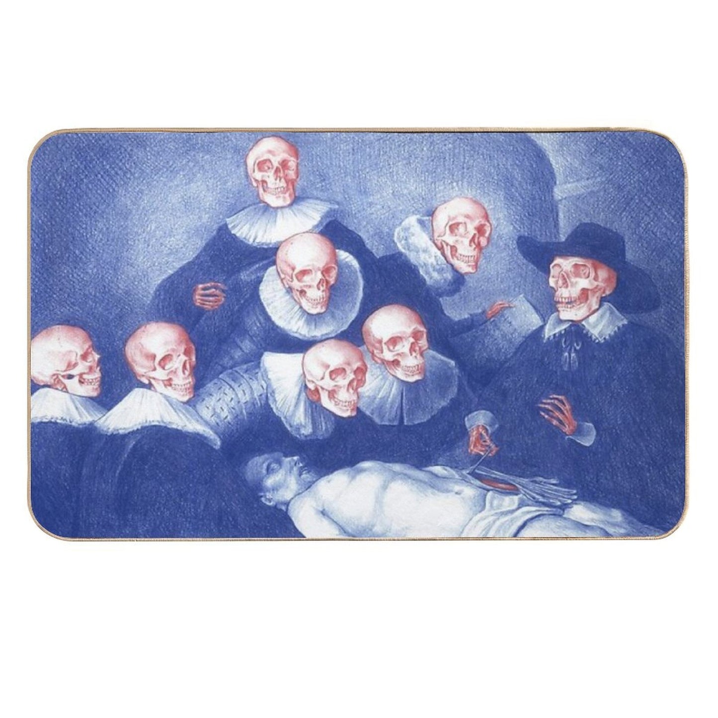 The Anatomy Lesson of Dr. Nicolaes Tulp Durable Bath Mat