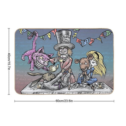 Mad Jiu Jitsu Tea Party Durable Bath Mat