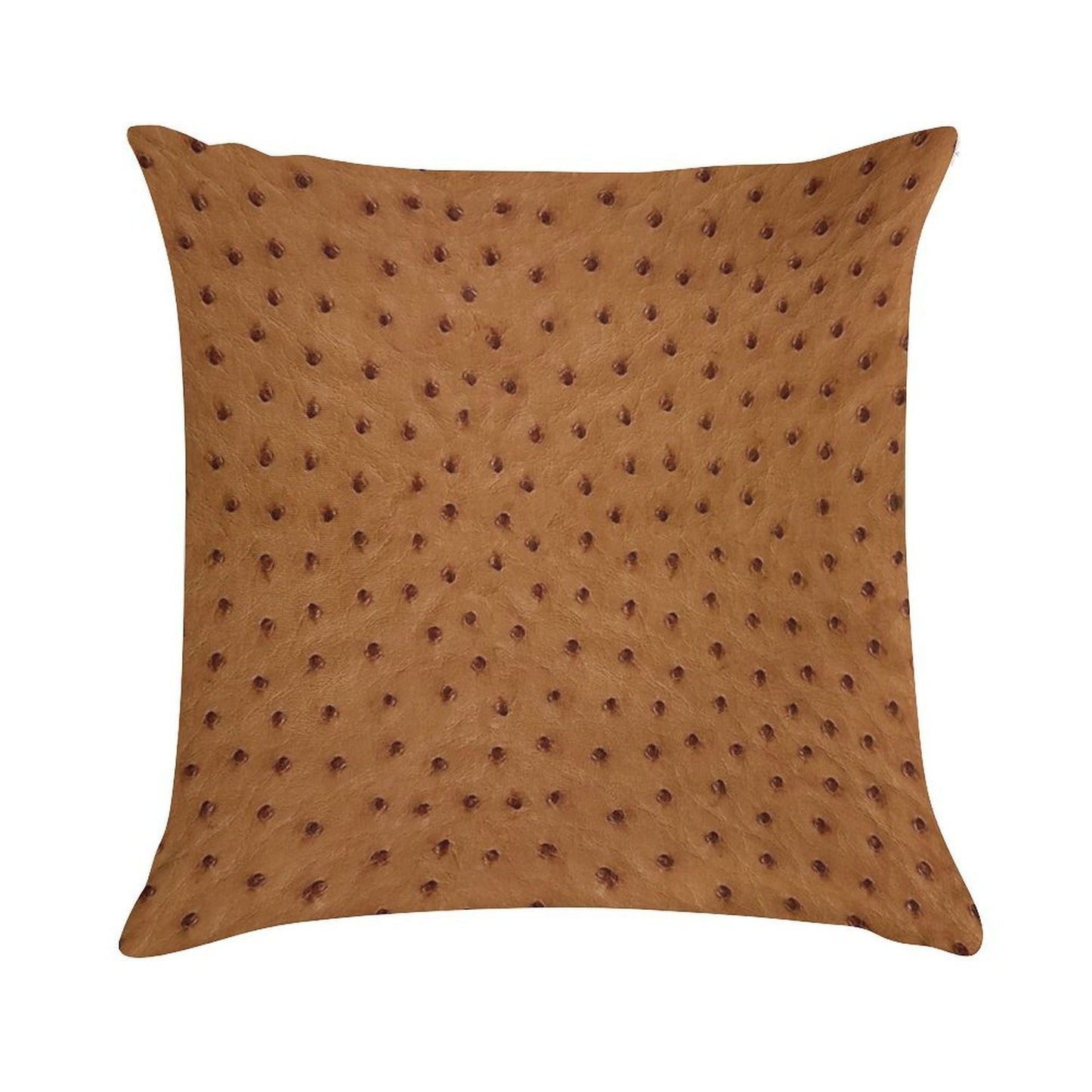 Print of Ostrich Skin Soft Skin-Friendly Throw Pillow