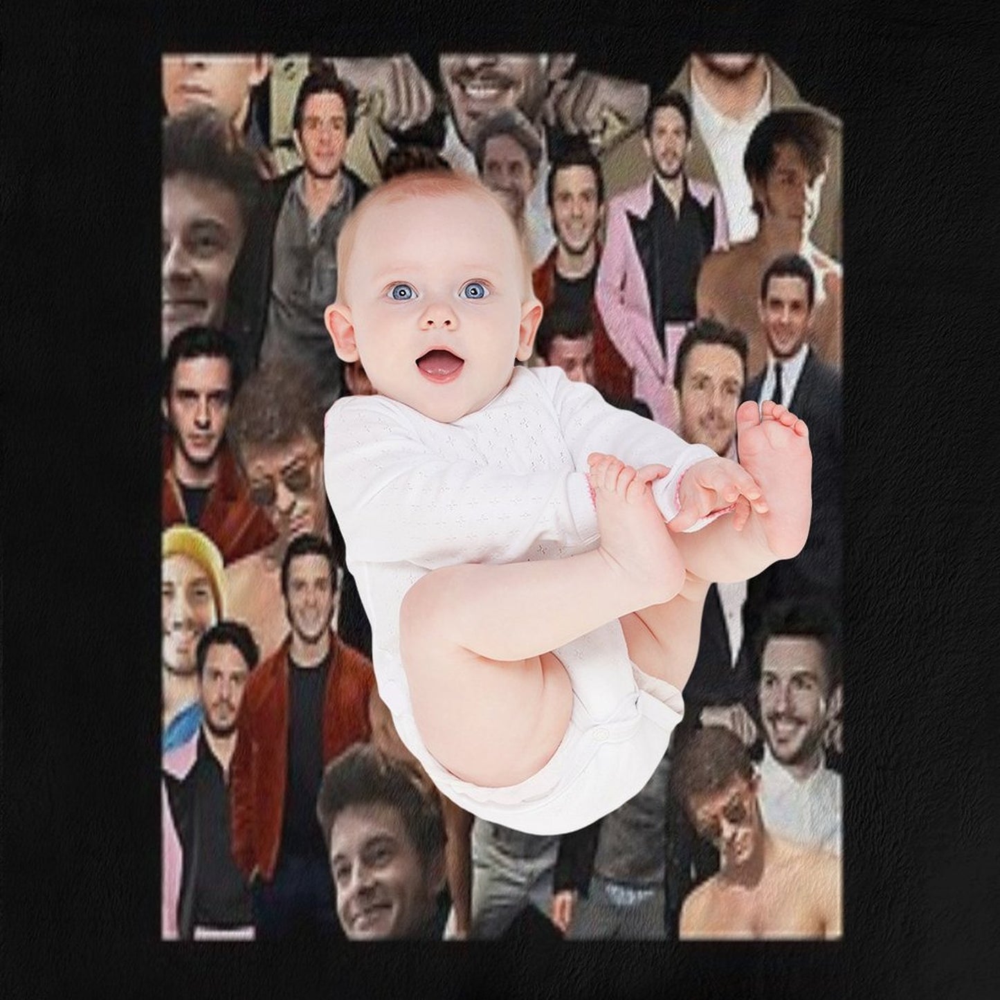 Jonathan Bailey Collage Versatility Throw Blanket