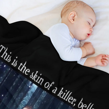 This Is The Skin Of A Killer Bella Meme Essential Plush Throw Blanket