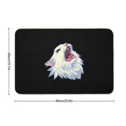 8-bit Screamin' Thurston The Cat!  Long-Lasting Bath Mat