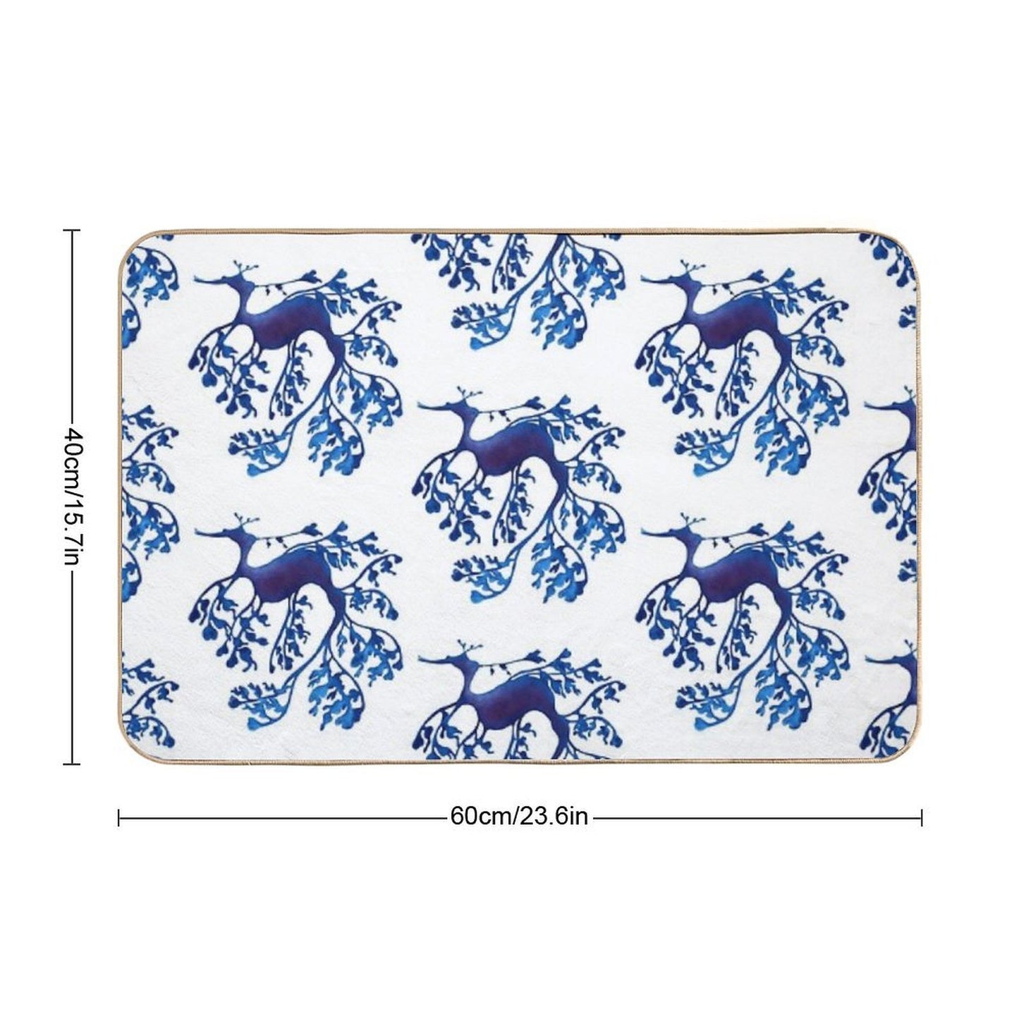 Leafy Sea Dragon  Dirt-Trapping Bath Mat