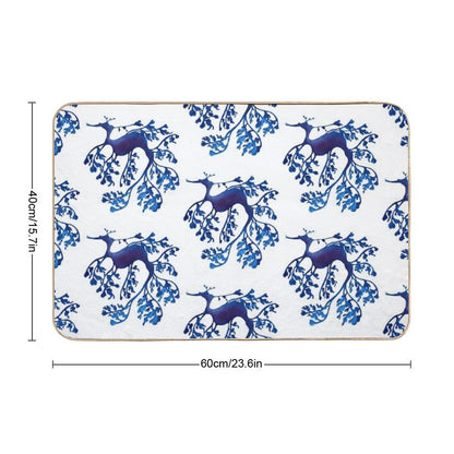 Leafy Sea Dragon  Dirt-Trapping Bath Mat