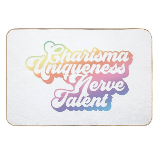 Charisma Uniqueness Nerve Talent  Long-Lasting Bath Mat