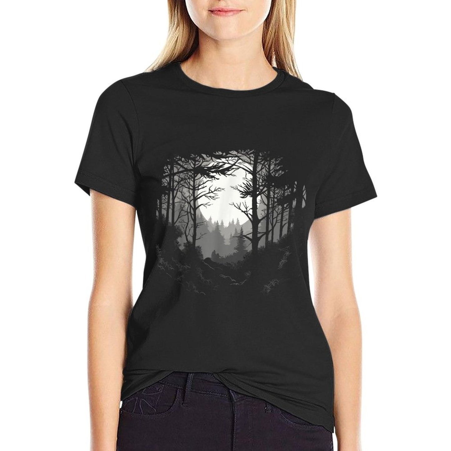 Forest And Nature Pine Tree For Women Men  Durable T-Shirt