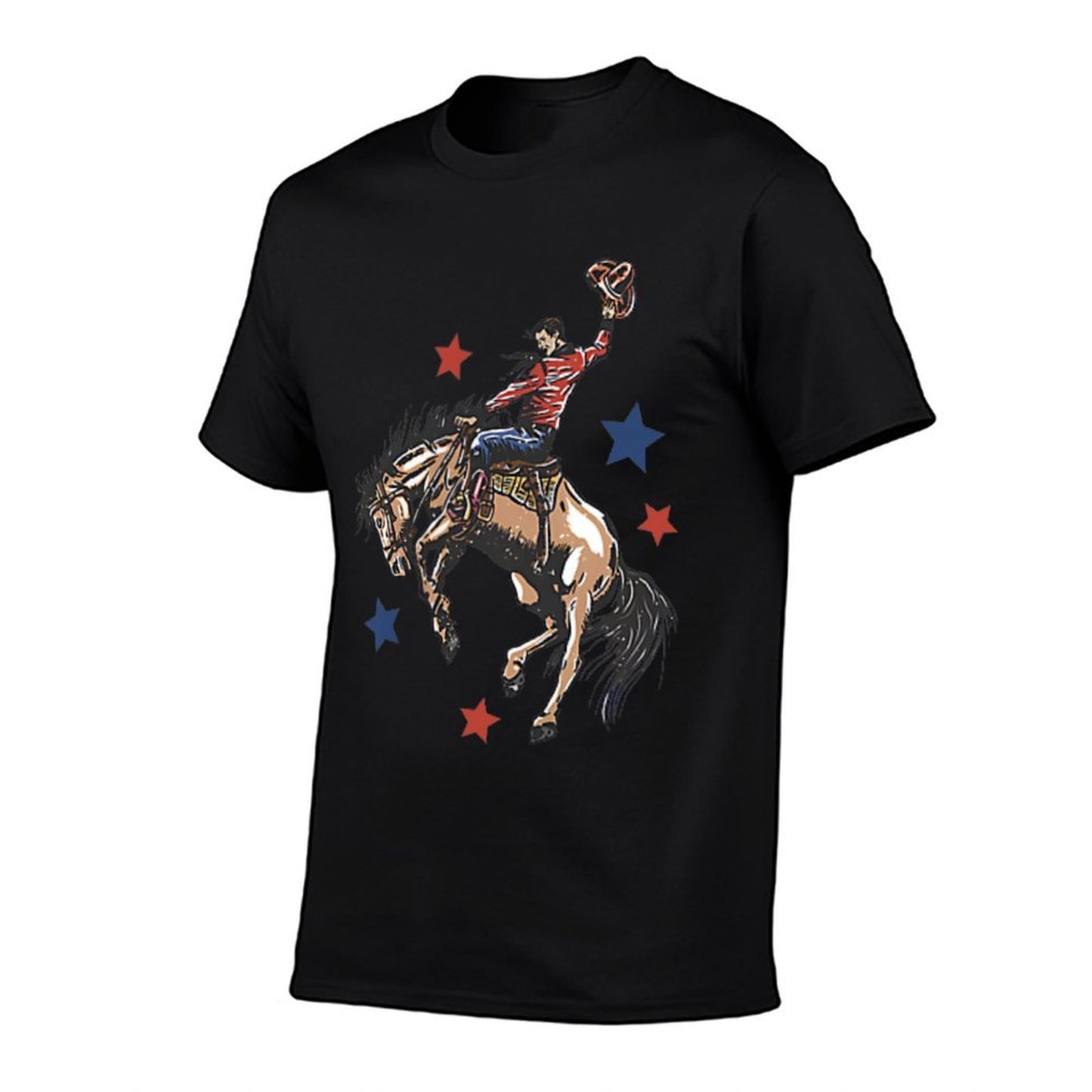 Makes America A Cowboy Again Western Life Country Cowgirls  Stretchy T-Shirt