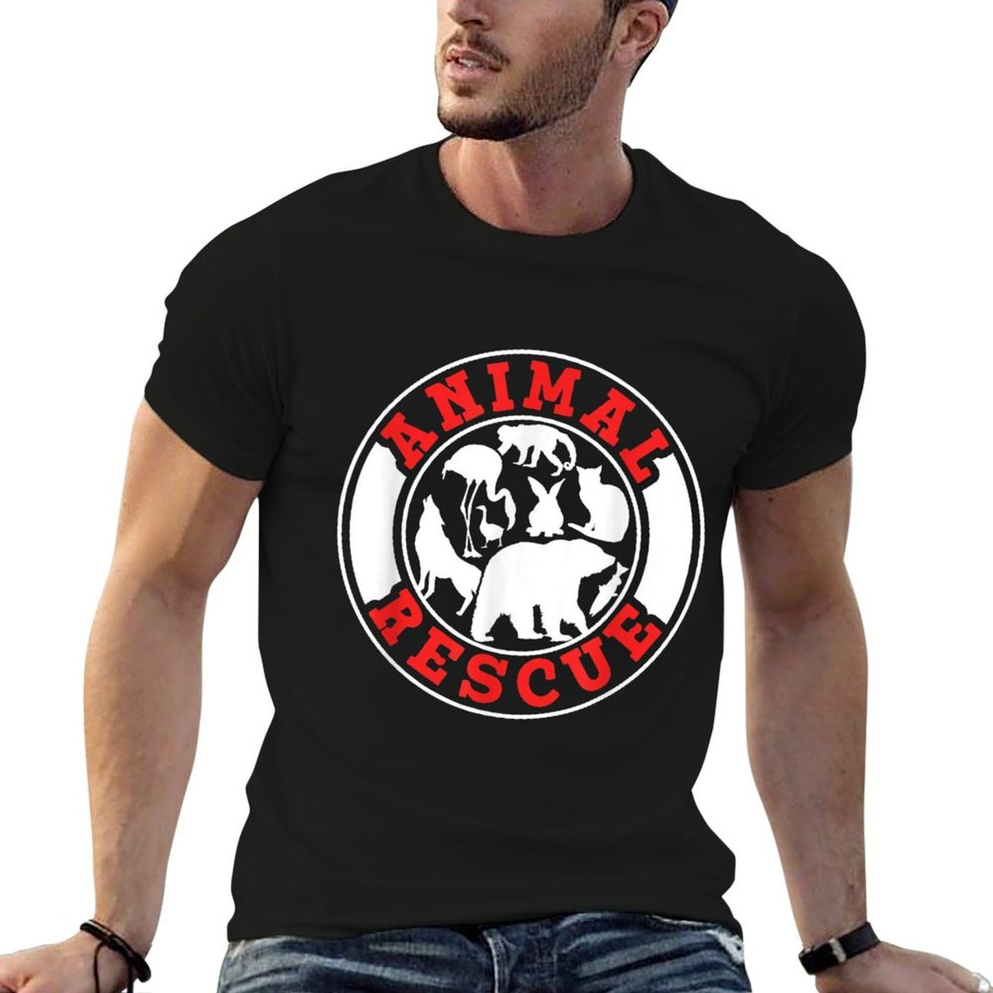 Animal Rescue Rescuing Save Animals Animal  Versatile T-Shirt