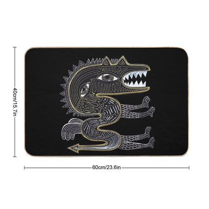 Decorative Surreal Dragon  Versatile Bath Mat