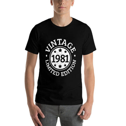 Womens 40th Birthday Gift 40 Years Vintage 1981 Limited Edition  Odor-resistant T-Shirt