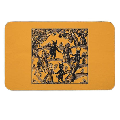 Dance with The Devil  Repositionable Bath Mat