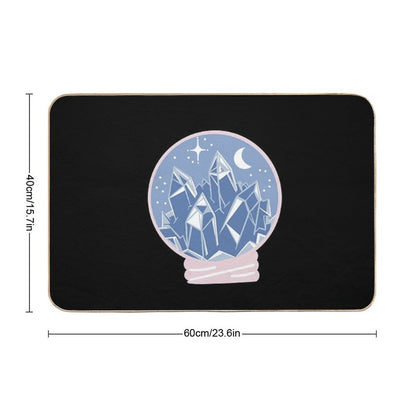 Gemstone Snow Globe  Pet-Safe Bath Mat