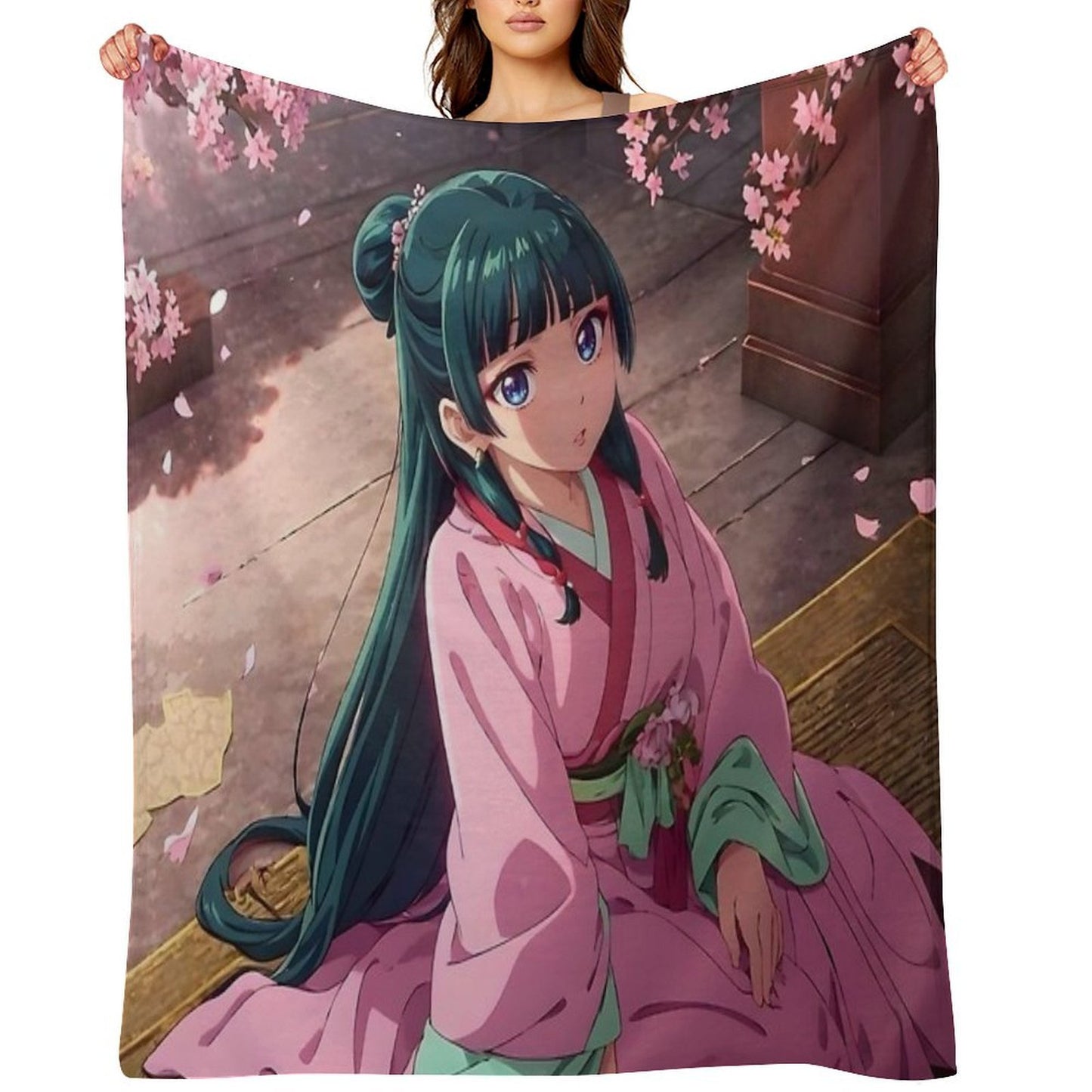 Majestic Maomao  (The Apothecary Diaries) Machine-washable Throw Blanket