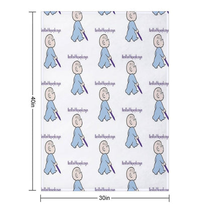 Harold And The Purple Crayon Shrink-resistant Throw Blanket