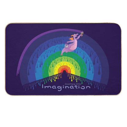 Journey Into Imagination - Painting The Dreamport  Anti-Trip Bath Mat