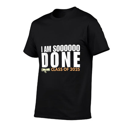 I&#39;m So Done Class of 2025 Senior Graduation Grad Party  Vintage-inspired T-Shirt