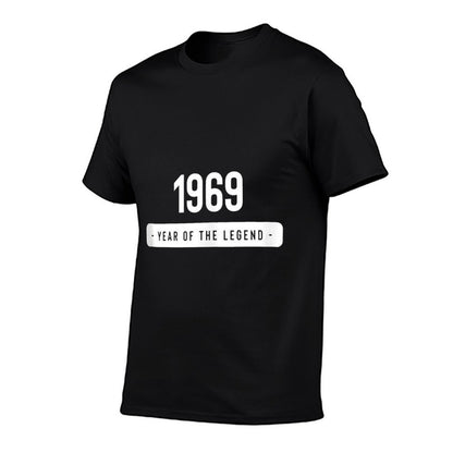 50th Birthday Gifts -1969 Year of The Legend  Tagless Design T-Shirt