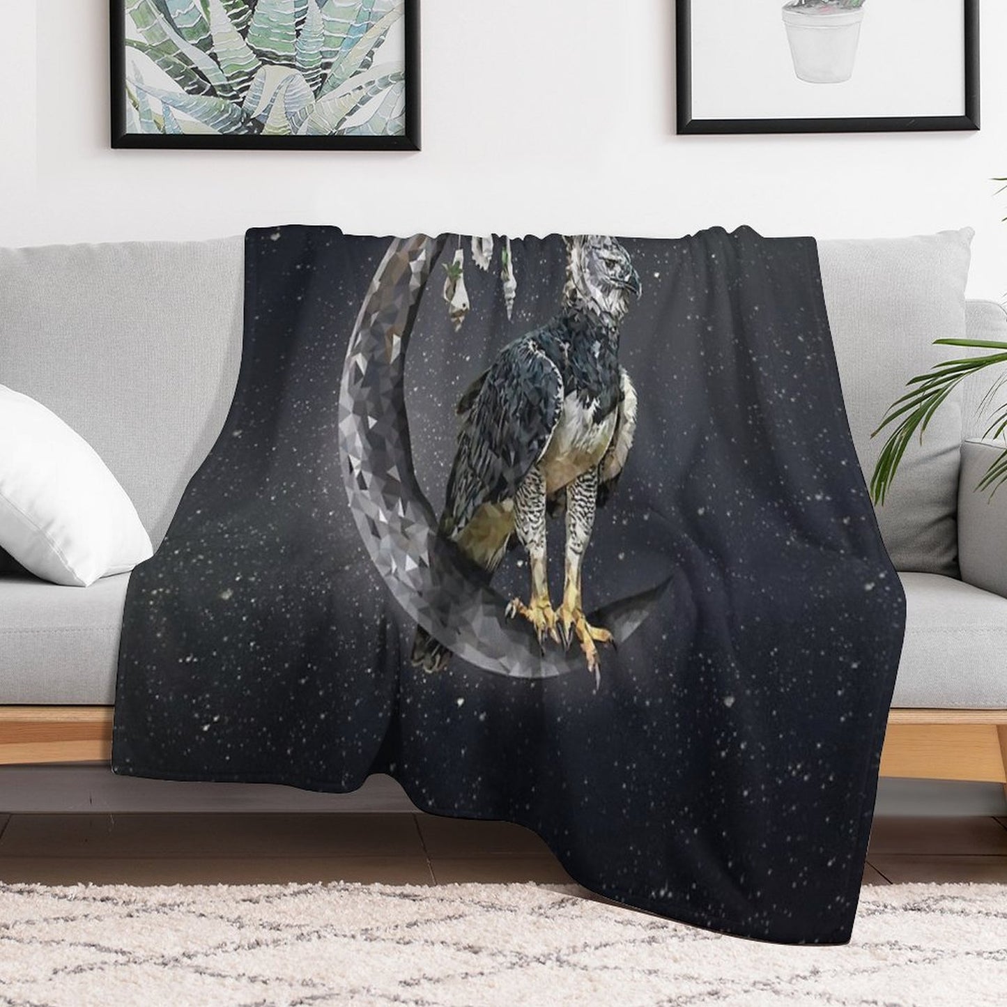 Harpy Eagle Quick-dry Throw Blanket