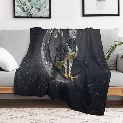 Harpy Eagle Quick-dry Throw Blanket