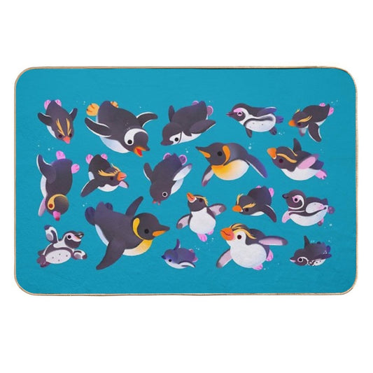 Penguin Day  Long-Lasting Bath Mat