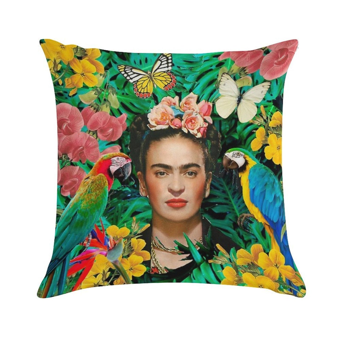 Frida Kahlo Into The Wild Soft Warmth Comfort Throw Pillow