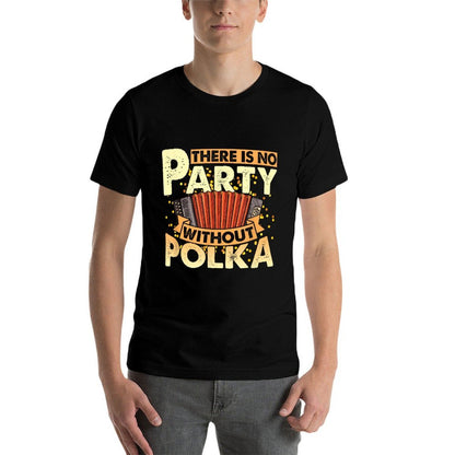 Funny Polka Party Accordion Player Polka Dance Polka Music, Small, Black  Soft T-Shirt