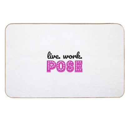 Live Work Pose Fx Tv Show  Stain-Proof Bath Mat