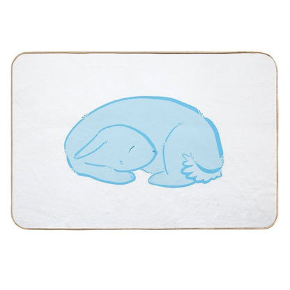 Sleeping Bunny  Fade-Resistant Bath Mat