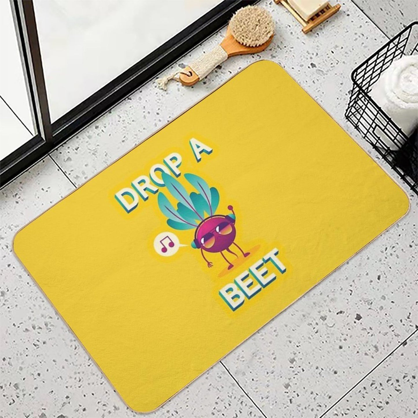 Drop A Beet  Pet-Safe Bath Mat