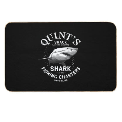 Quint's Shark Fishing Charters Durable Bath Mat