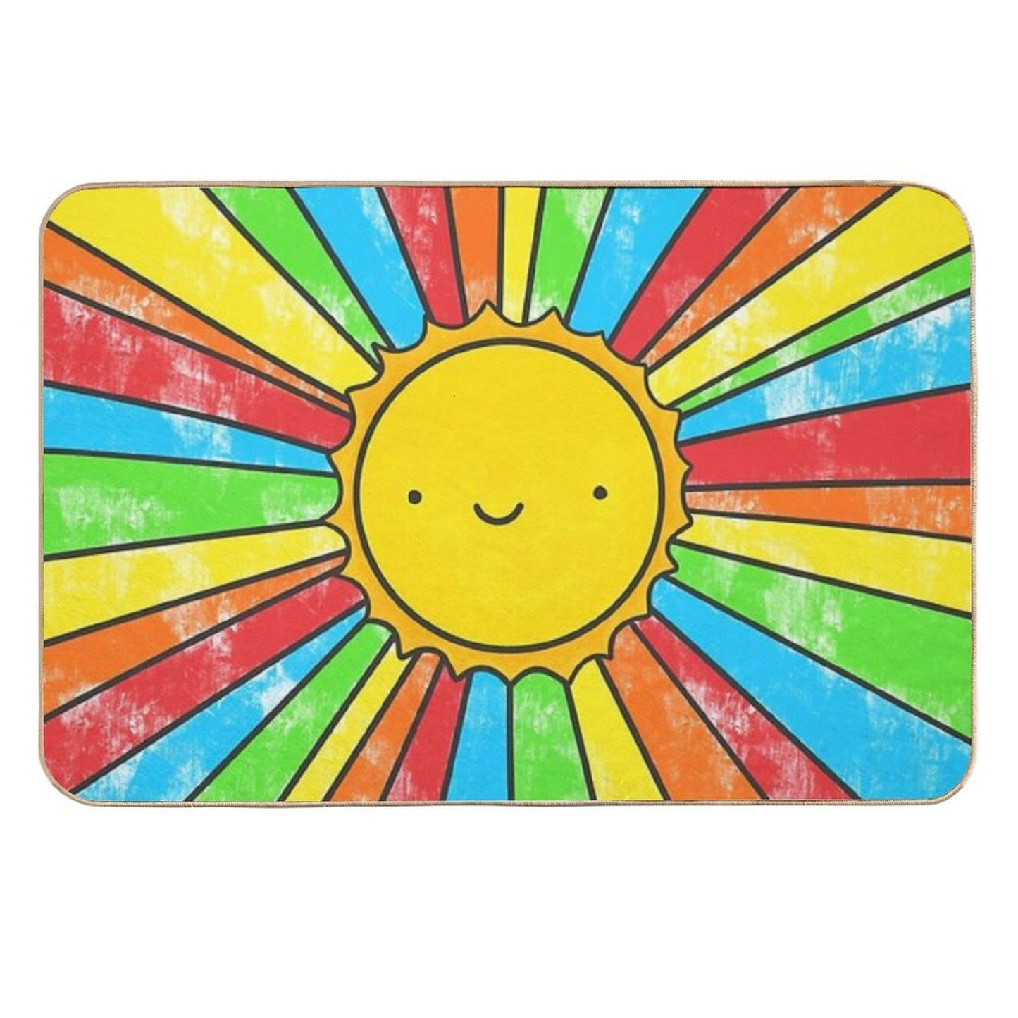 Radiate Positivity  Absorbent Bath Mat