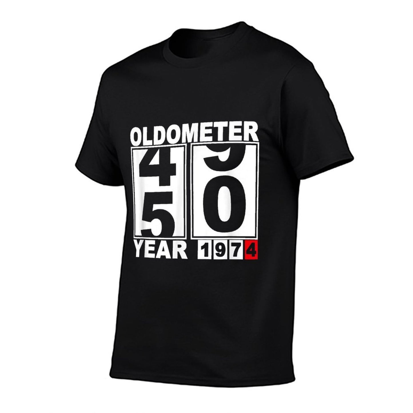 1974 Oldometer 50th Birthday Gifts 50 Year Old  Quick-drying T-Shirt